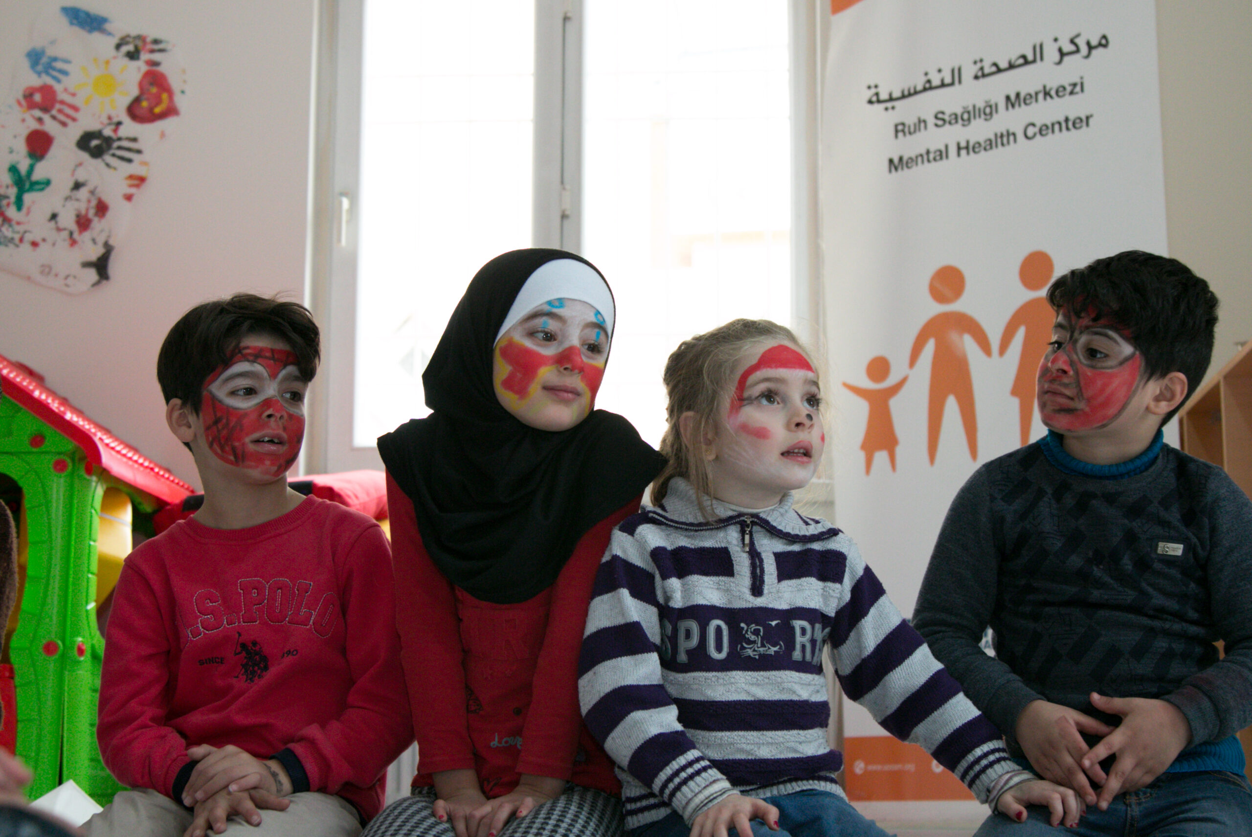 حفل للأطفال في مركز الصحة النفسية غازي عنتاب - تركيا